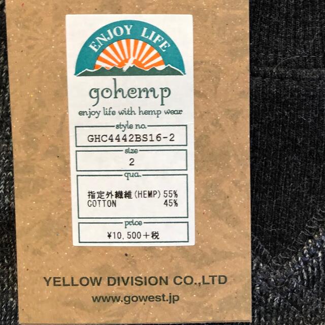 GO HEMP(ゴーヘンプ)のGOHEMP ゴーヘンプ ヘンプコットン 7分丈クルー ポケット スウェット メンズのトップス(Tシャツ/カットソー(七分/長袖))の商品写真