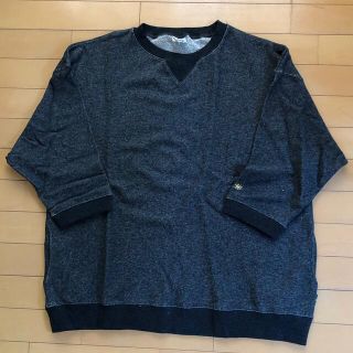 ゴーヘンプ(GO HEMP)のGOHEMP ゴーヘンプ ヘンプコットン 7分丈クルー ポケット スウェット(Tシャツ/カットソー(七分/長袖))