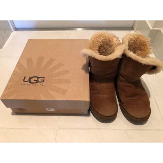 アグ(UGG)のアグ　ムートンブーツ　チェスナット色(ブーツ)