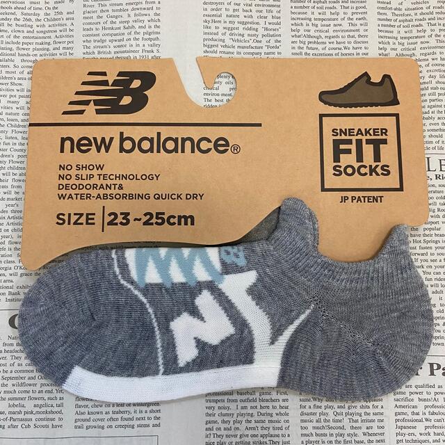 New Balance(ニューバランス)の新品★レディース23㎝〜25㎝ニューバランス★スニーカータイプ靴下★4足セット  レディースのレッグウェア(ソックス)の商品写真