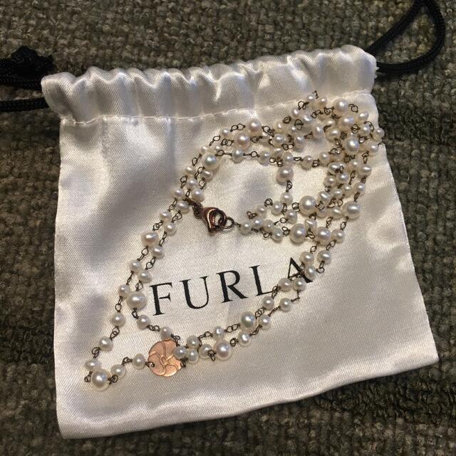 Furla(フルラ)のフルラ　FURLA パール　ロングネックレス　紙袋付き レディースのアクセサリー(ネックレス)の商品写真