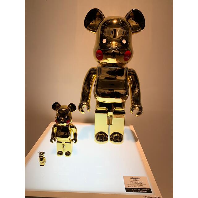 ホビー⋈ MEDICOM TOY - BE@RBRICK ピカチュウ GOLD CHROME Ver.1000