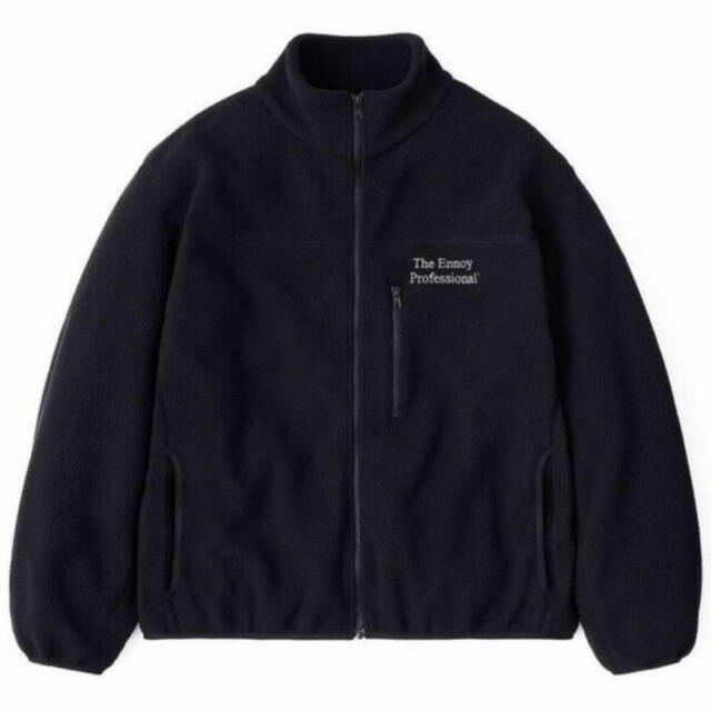 1LDK SELECT(ワンエルディーケーセレクト)のennoy  polartec city fleece jacket ブラック メンズのジャケット/アウター(ブルゾン)の商品写真