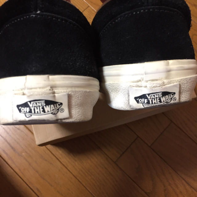 VANS(ヴァンズ)のVANSボアスリッポン黒☆24.5㎝ レディースの靴/シューズ(スリッポン/モカシン)の商品写真