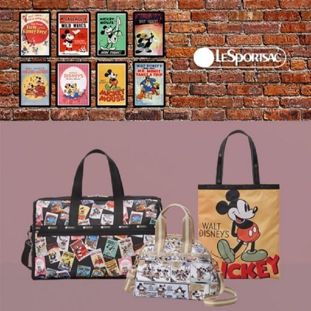 LeSportsac   レスポートサック ディズニー ミッキー コラボ トート