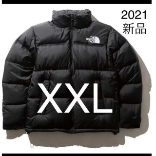 ザノースフェイス(THE NORTH FACE)の新品未開封　ノースフェイス　ヌプシジャケット　XXL ブラック　黒(ダウンジャケット)