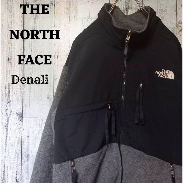 うのにもお得な THE NORTH FACE - 美品US規格ノースフェイスデナリジャケットLブラック黒グレー灰色刺繍ロゴ ブルゾン