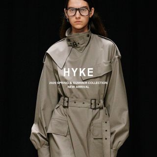 ハイク(HYKE)のHYKE TROPICAL MOTORCYCLE COAT 新品未使用タグ付き(ロングコート)