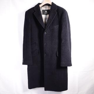 バーバリーブラックレーベル(BURBERRY BLACK LABEL)のBURBERRY BLACK LABEL　アンゴラチェスターコート　メンズ(チェスターコート)