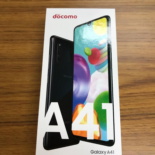 Galaxy機種対応機種SAMSUNG Galaxy A41 SC-41A ブラック