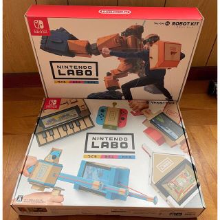 ニンテンドースイッチ(Nintendo Switch)の新品 Nintendo Labo Robot Kit & Variety Kit(家庭用ゲームソフト)