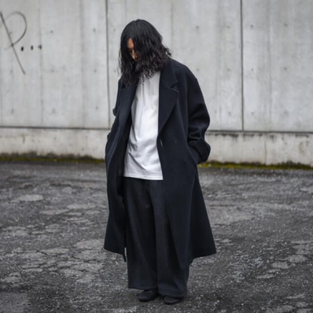 COMOLI(コモリ)のstein oversized less coat 19AW メンズのジャケット/アウター(チェスターコート)の商品写真