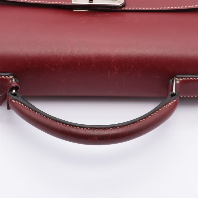 Hermes(エルメス)のエルメス ケリーデペッシュ38 ボックスカーフ  ルージュアッシュ ユニセ メンズのバッグ(ビジネスバッグ)の商品写真