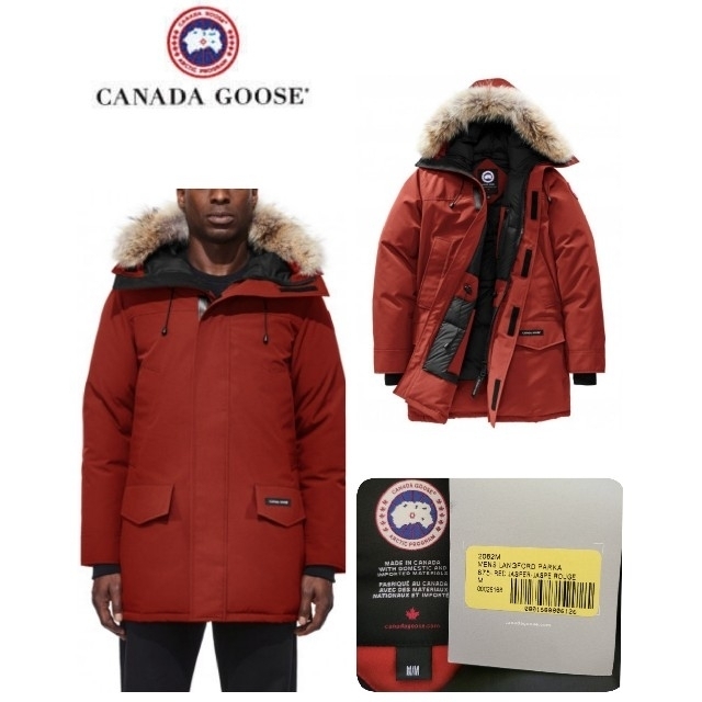 CANADA GOOSE LANGFORD PARKA RED JASPER 店舗良い