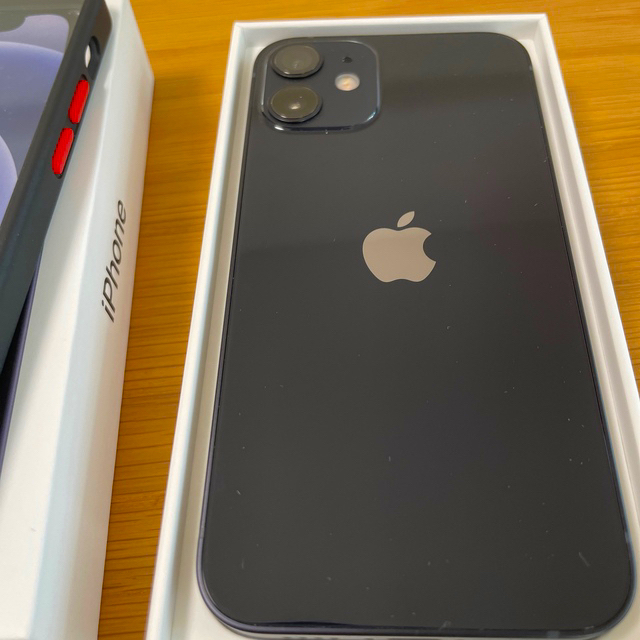 【美品】iPhone12mini 128gb ブラック　ケース付きSIMフリー