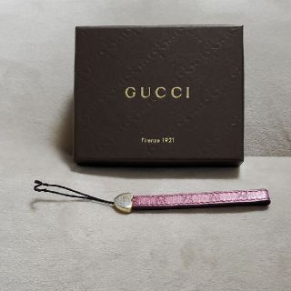 グッチ(Gucci)のベル様　専用　GUCCI　ハートストラップ(ストラップ/イヤホンジャック)