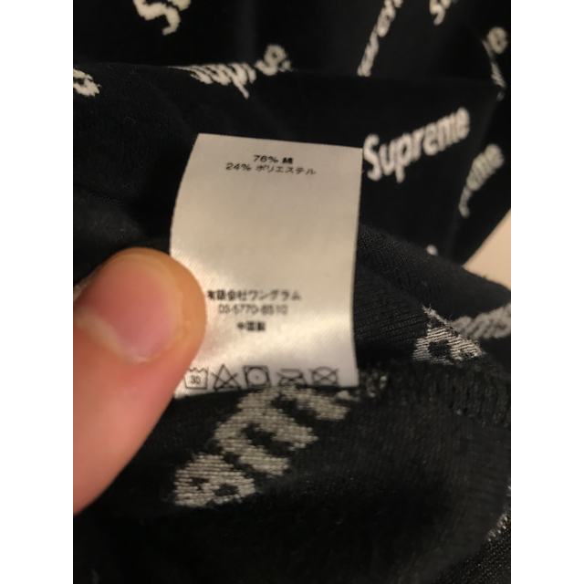 Supreme(シュプリーム)の即日発送 Supreme ベロア ロンT ブラック Mサイズ メンズのトップス(Tシャツ/カットソー(七分/長袖))の商品写真