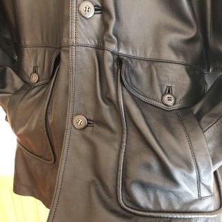 Vtg 90s STRATHCONAR 本革羊革 レザーコート レザージャケットの通販