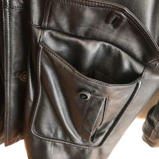 Vtg 90s STRATHCONAR 本革羊革 レザーコート レザージャケット