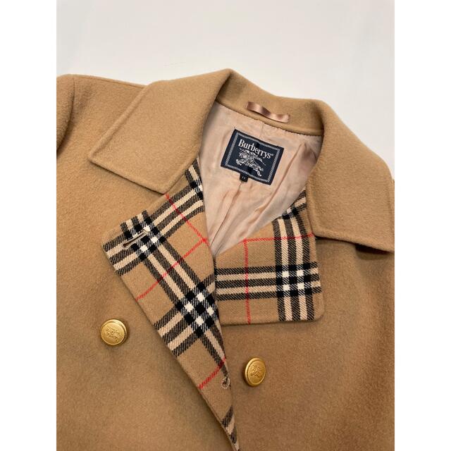 BURBERRY(バーバリー)のレン様専用 BURBERRY’S カシミヤ混 ステンカラーコート ピーコート レディースのジャケット/アウター(ロングコート)の商品写真