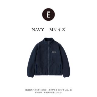 ワンエルディーケーセレクト(1LDK SELECT)のennoy fleece jacket フリース サイズM ネイビー エンノイ(ブルゾン)