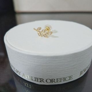 orefice 「リーフ」ピアス 左耳用 K18YG(ピアス)