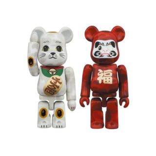 アベイシングエイプ(A BATHING APE)のBAPE BE@RBRICK MANEKINEKO & DARUMA 100%(フィギュア)