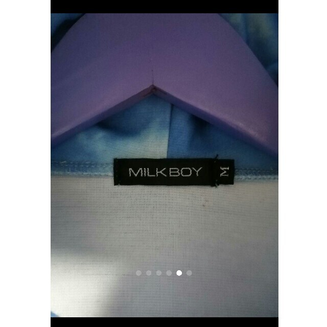 MILKBOY(ミルクボーイ)の即完売レア♥ミルクボーイ♥青空♥ビッグパーカー♥KRY ラブラット MCM レフ メンズのトップス(パーカー)の商品写真