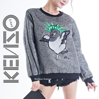 ケンゾー(KENZO)のレア　ケンゾー　KENZO Liberty Pigeon 刺繍 スウェットシャツ(トレーナー/スウェット)