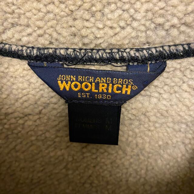 WOOLRICH(ウールリッチ)の美品 フルジップ　WOOLRICH 裏ボア チェックベスト　シンプル柄 メンズのトップス(ベスト)の商品写真