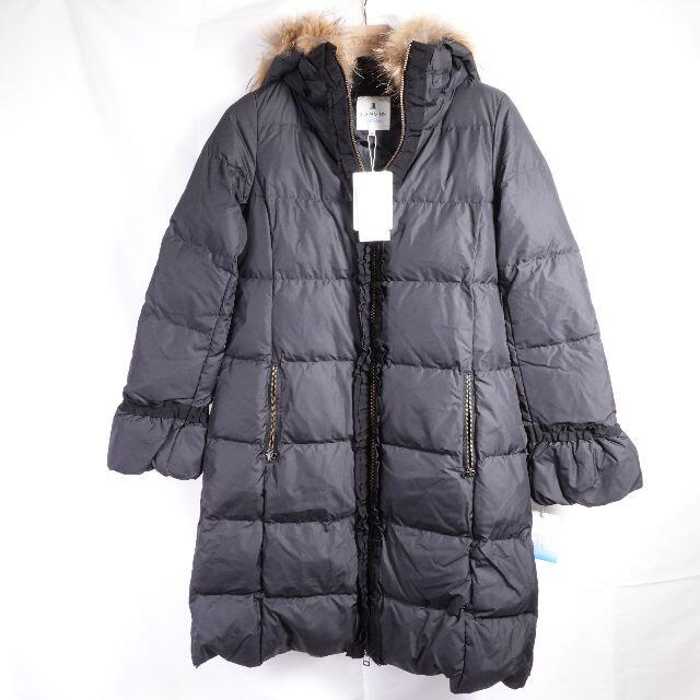 LANVIN en Bleu - LANVIN en Bleu　ロングダウンジャケット　レディース　ブラック