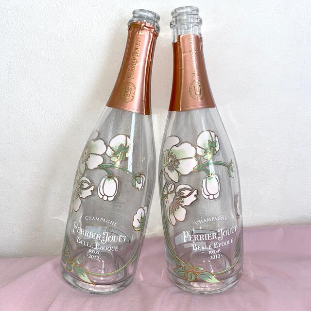 Dom Pérignon(ドンペリニヨン)のベルエポックロゼ空き瓶 食品/飲料/酒の酒(シャンパン/スパークリングワイン)の商品写真