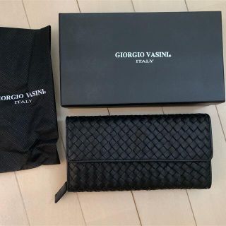 Giorgio Vasini イタリア製 レザー 革 ウォレット 財布(長財布)