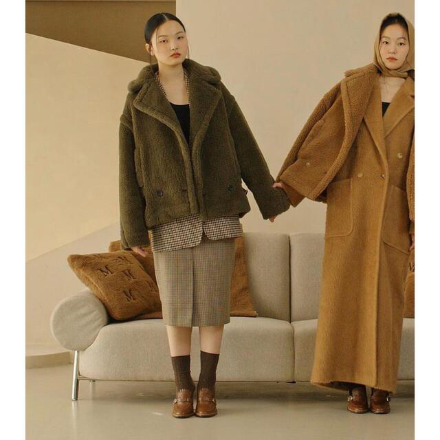 Max Mara(マックスマーラ)のMax Mara Cristin テディコート レディースのジャケット/アウター(毛皮/ファーコート)の商品写真