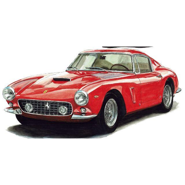 送料無料 通販 激安 Ferrari GC-520フェラーリF12/250GT限定版画サイン額装済作家 - F1