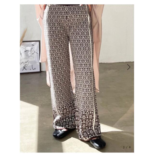 TODAYFUL - .sist ニットジャガードパンツ 未使用品の通販 by