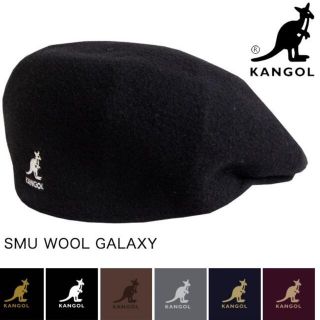 カンゴール(KANGOL)のKANGOL ハンチングSMU WOOL Galaxy ブラックホワイト L(ハンチング/ベレー帽)