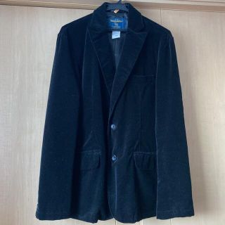 ウールリッチ(WOOLRICH)のWOOL RICH テーラードジャケット　黒色ベルベット地(テーラードジャケット)