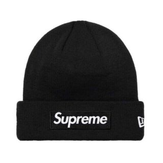 シュプリーム(Supreme)のsupreme Box Logo Beanie シュプリーム ビーニー 黒　(ニット帽/ビーニー)