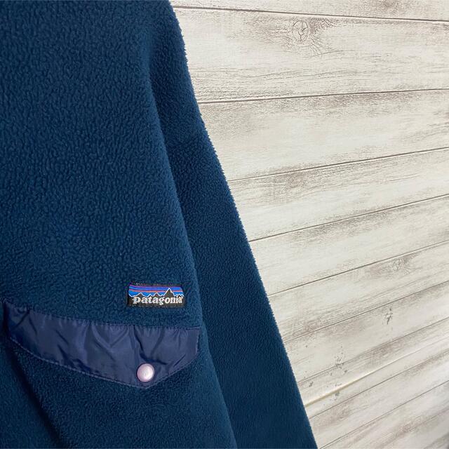 patagonia(パタゴニア)の【入手困難】90sパタゴニアシンチラスナップTフリーススウェットブルゾン メンズのジャケット/アウター(ブルゾン)の商品写真