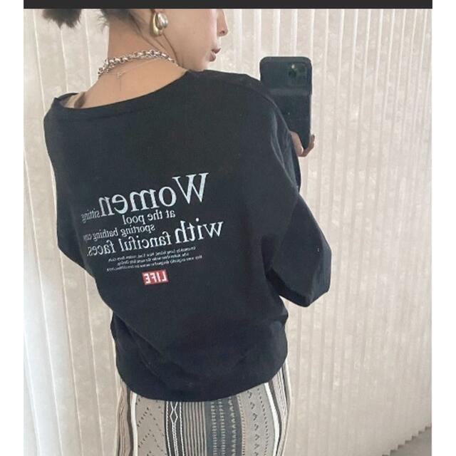 Ameri VINTAGE(アメリヴィンテージ)の専用　ameri LIFE POOL PUFF LONG TEE レディースのトップス(Tシャツ(長袖/七分))の商品写真