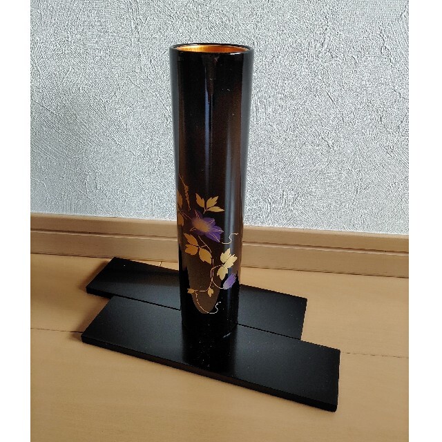 専用　輪島塗器の花瓶 エンタメ/ホビーの美術品/アンティーク(漆芸)の商品写真