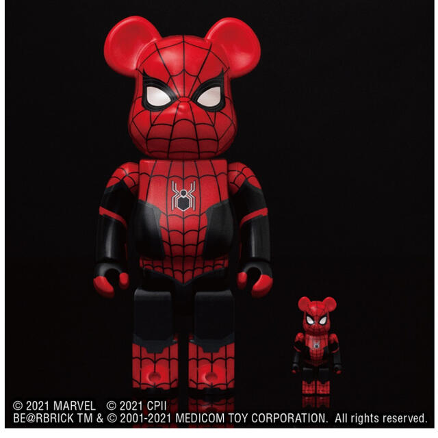 MEDICOM TOY(メディコムトイ)のBE@RBRICK SPIDER-MAN UPGRADED SUIT エンタメ/ホビーのフィギュア(その他)の商品写真