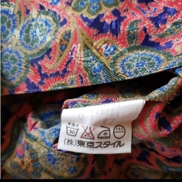 ANAYI(アナイ)の✿超美❀ブラウス❀ペイズリー柄❀赤❀グリーン❀ブラウン❀レリアン レディースのトップス(シャツ/ブラウス(長袖/七分))の商品写真