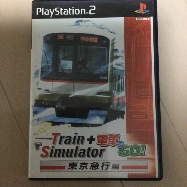 【ジャンク】PS2 TrainSimulator + 電車でGO! 東京急行編 エンタメ/ホビーのゲームソフト/ゲーム機本体(家庭用ゲームソフト)の商品写真