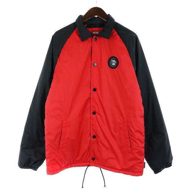 バンズ THE NORTH FACE コーチジャケット ハイネック M 赤 黒 バンズ THE NORTH FACE コーチジャケット ハイネック M 赤 黒