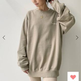 アパルトモンドゥーズィエムクラス(L'Appartement DEUXIEME CLASSE)の【SPORTY＆RICH/スポーティーアンドリッチ】SERIFLOGO CRE(トレーナー/スウェット)