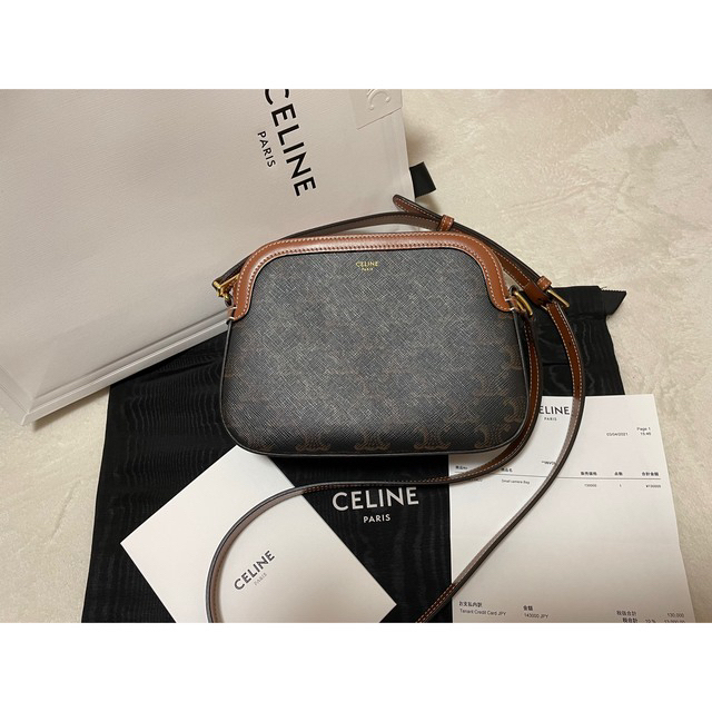 celine   セリーヌ トリオンフキャンバス カメラバッグ ショルダーの