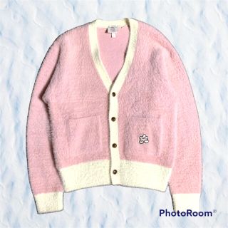 ラコステ(LACOSTE)の【未使用】GOLF le FLEUR × LACOSTE シャギーカーディガン(カーディガン)