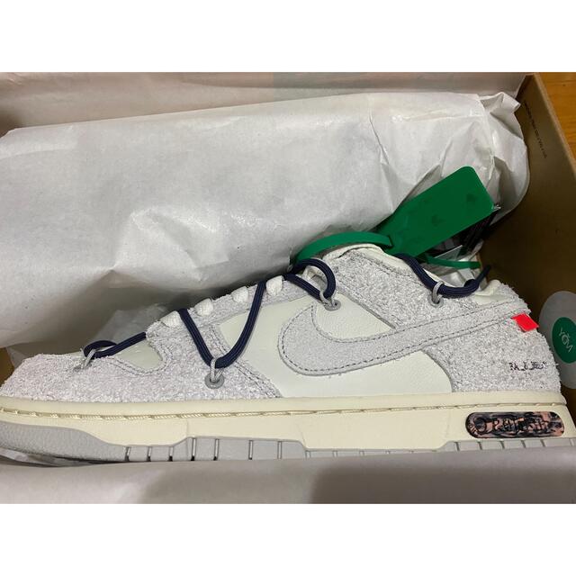 スニーカーOFF-WHITE × NIKE DUNK LOW 1 OF 50 "20"